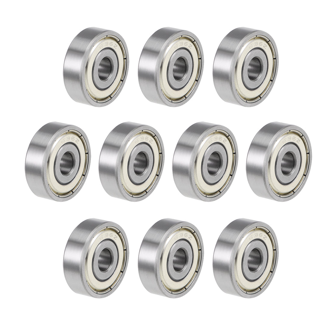 uxcell Uxcell Deep Groove Ball Bearings Metric Double Shielded High Carbon Steel Z2 Level