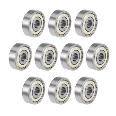 Harfington Uxcell Deep Groove Ball Bearings Metric Double Shielded High Carbon Steel Z2 Level