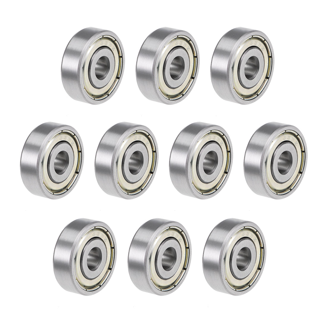 uxcell Uxcell Deep Groove Ball Bearings Metric Double Shielded High Carbon Steel Z2 Level