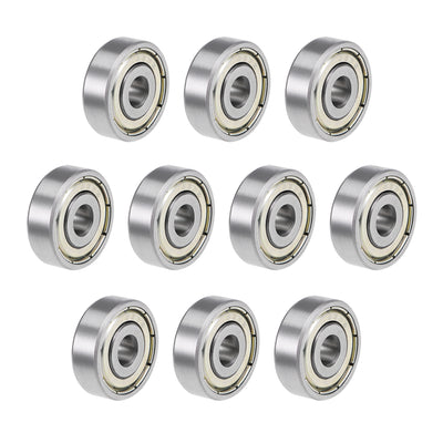 Harfington Uxcell Deep Groove Ball Bearings Metric Double Shielded High Carbon Steel Z2 Level