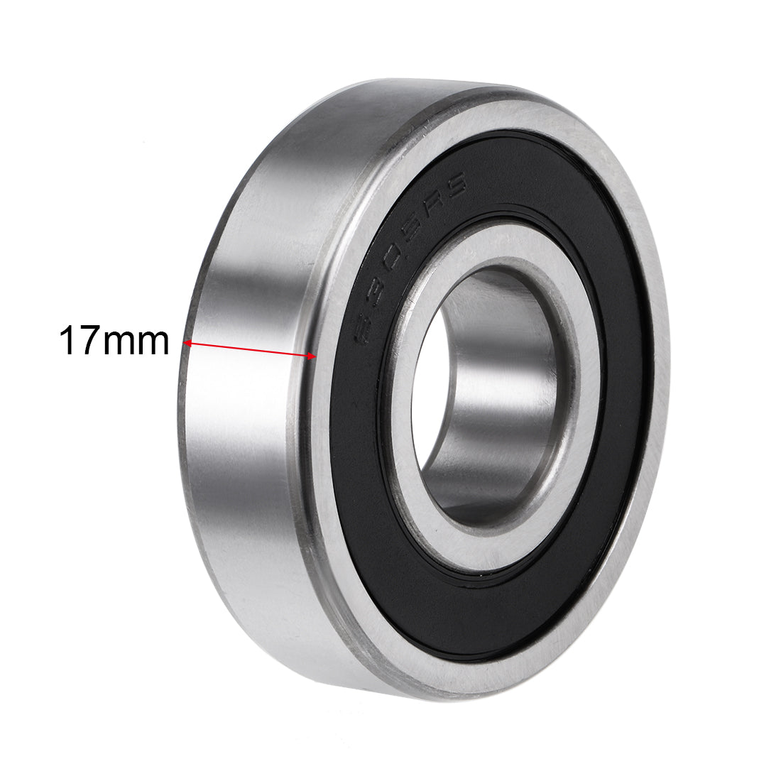 uxcell Uxcell Deep Groove Ball Bearing Metric Double Sealed High Carbon Steel Z2