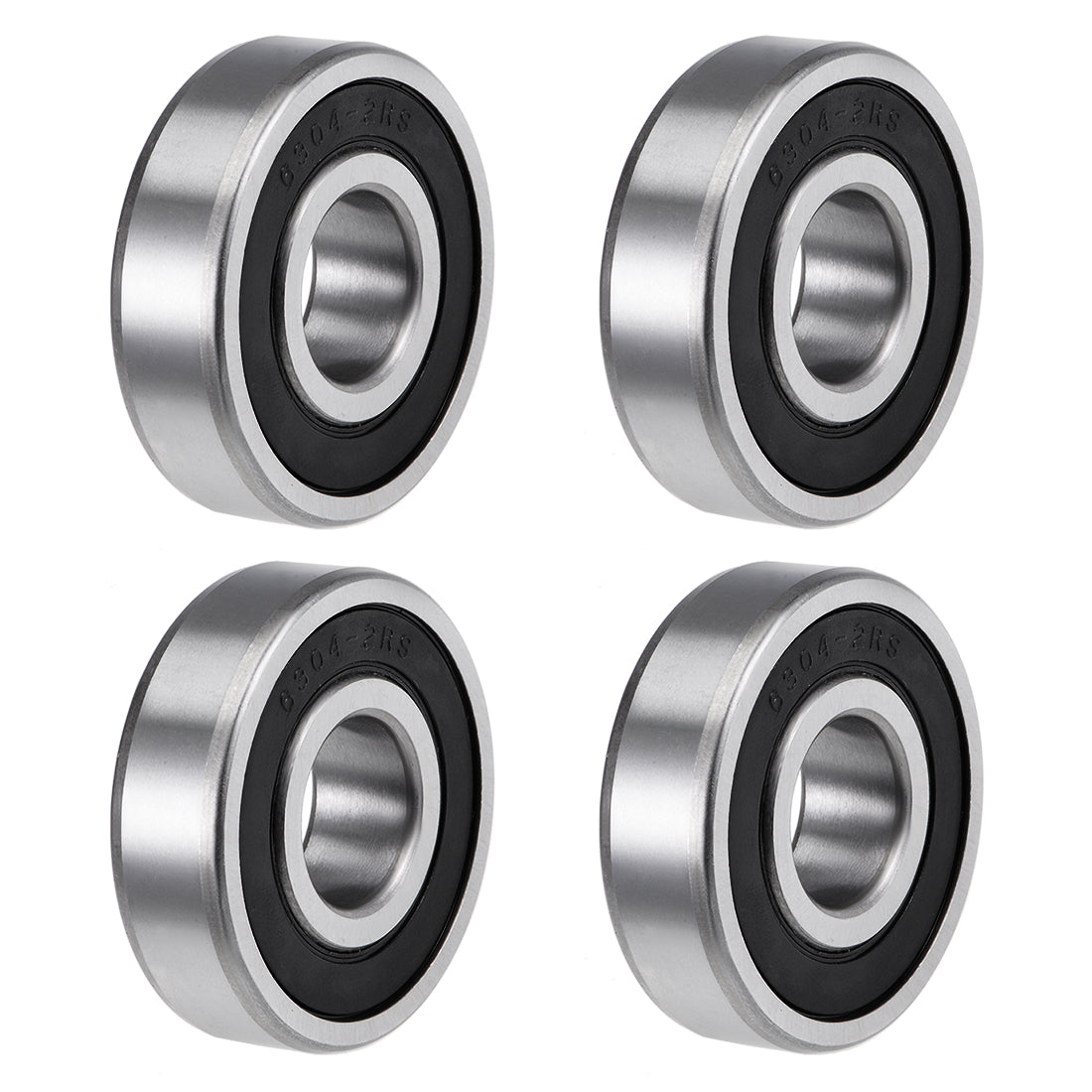 uxcell Uxcell Deep Groove Ball Bearing Metric Double Sealed High Carbon Steel Z2