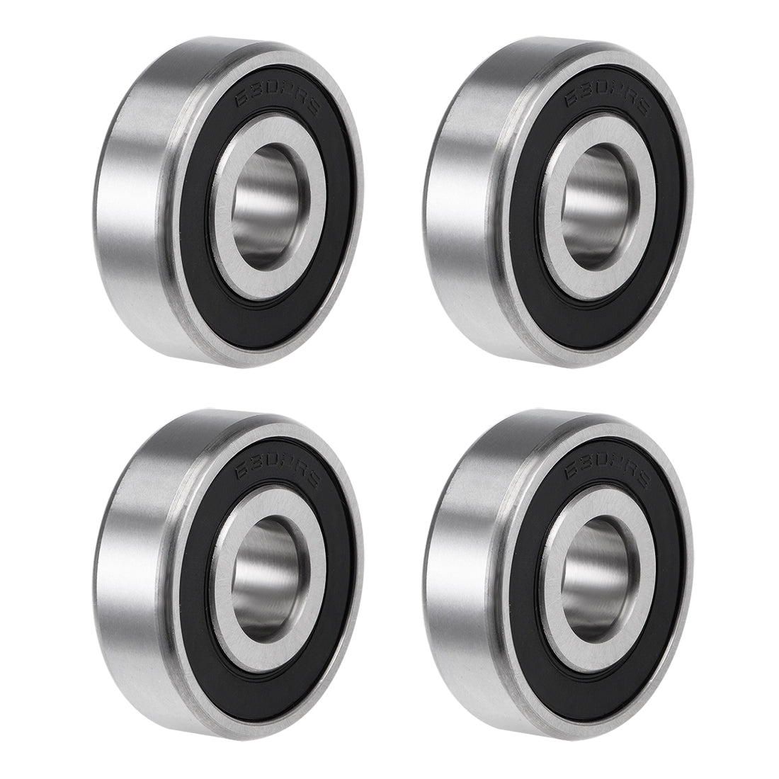 uxcell Uxcell Deep Groove Ball Bearing Metric Double Sealed High Carbon Steel Z2