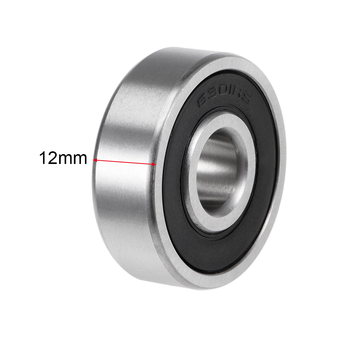 uxcell Uxcell Deep Groove Ball Bearing Metric Double Sealed High Carbon Steel Z2