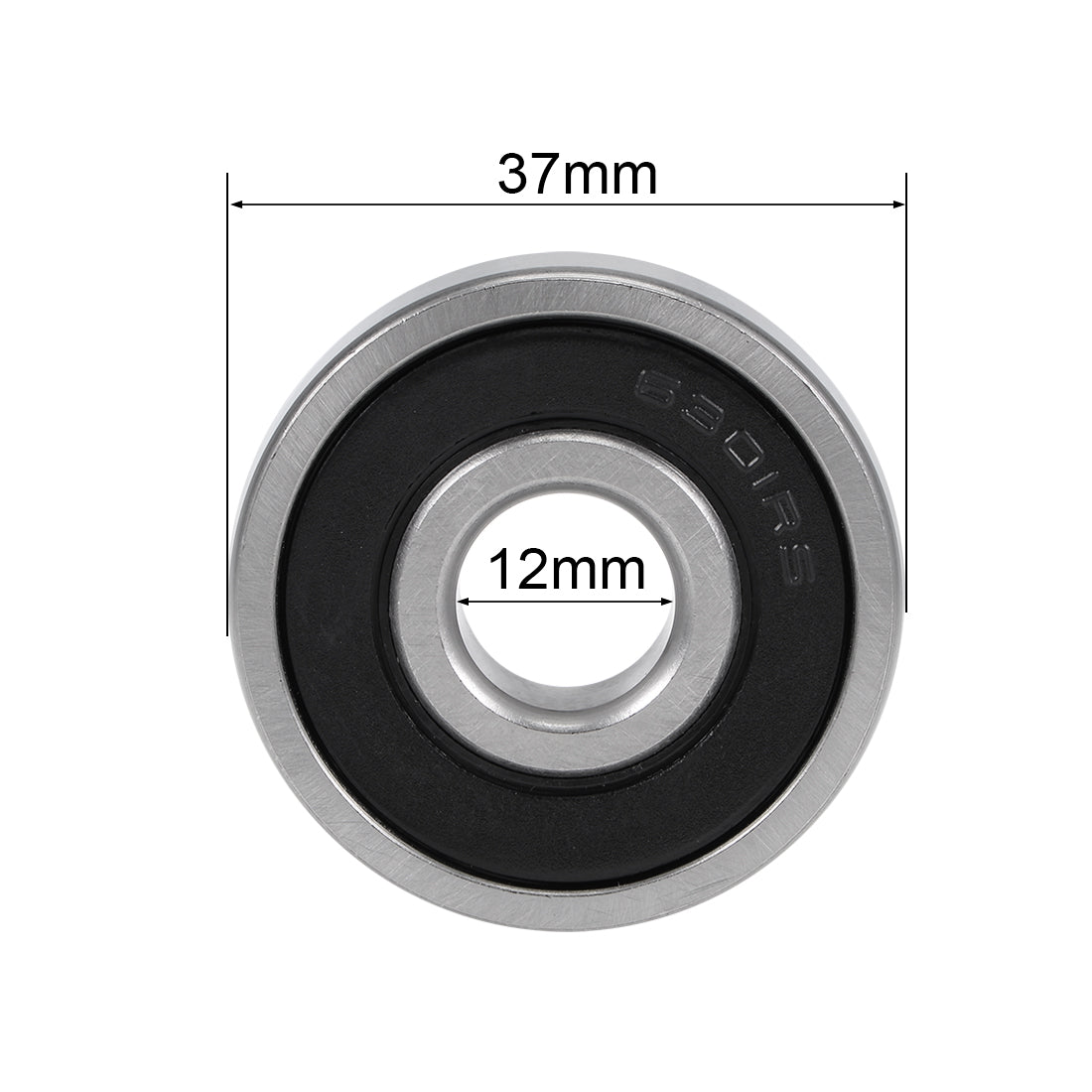 uxcell Uxcell Deep Groove Ball Bearing Metric Double Sealed High Carbon Steel Z2