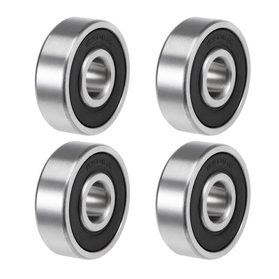 Harfington Uxcell Deep Groove Ball Bearing Metric Double Sealed High Carbon Steel Z2