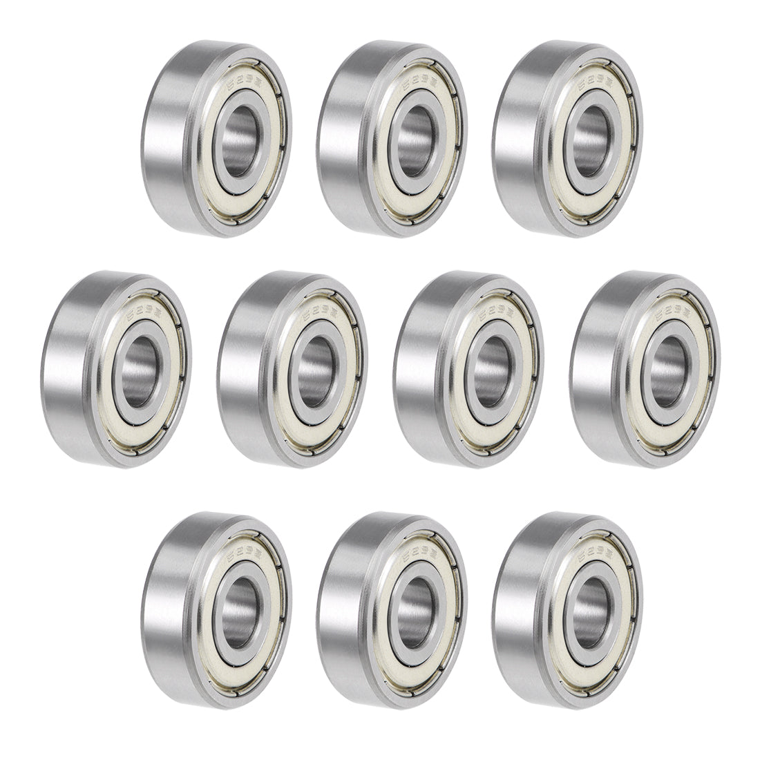 uxcell Uxcell Deep Groove Ball Bearings Metric Double Shielded High Carbon Steel Z2 Level