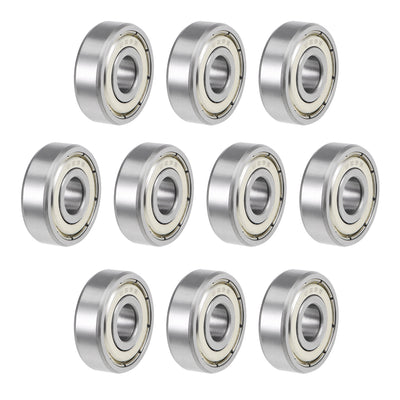 Harfington Uxcell Deep Groove Ball Bearings Metric Double Shielded High Carbon Steel Z2 Level