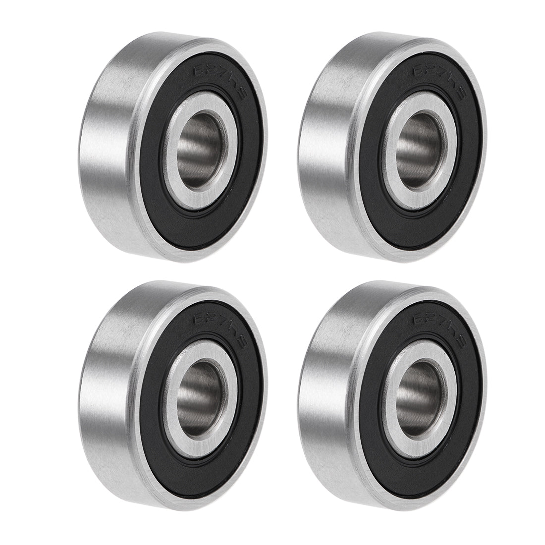 uxcell Uxcell Deep Groove Ball Bearing Metric Double Sealed High Carbon Steel Z2