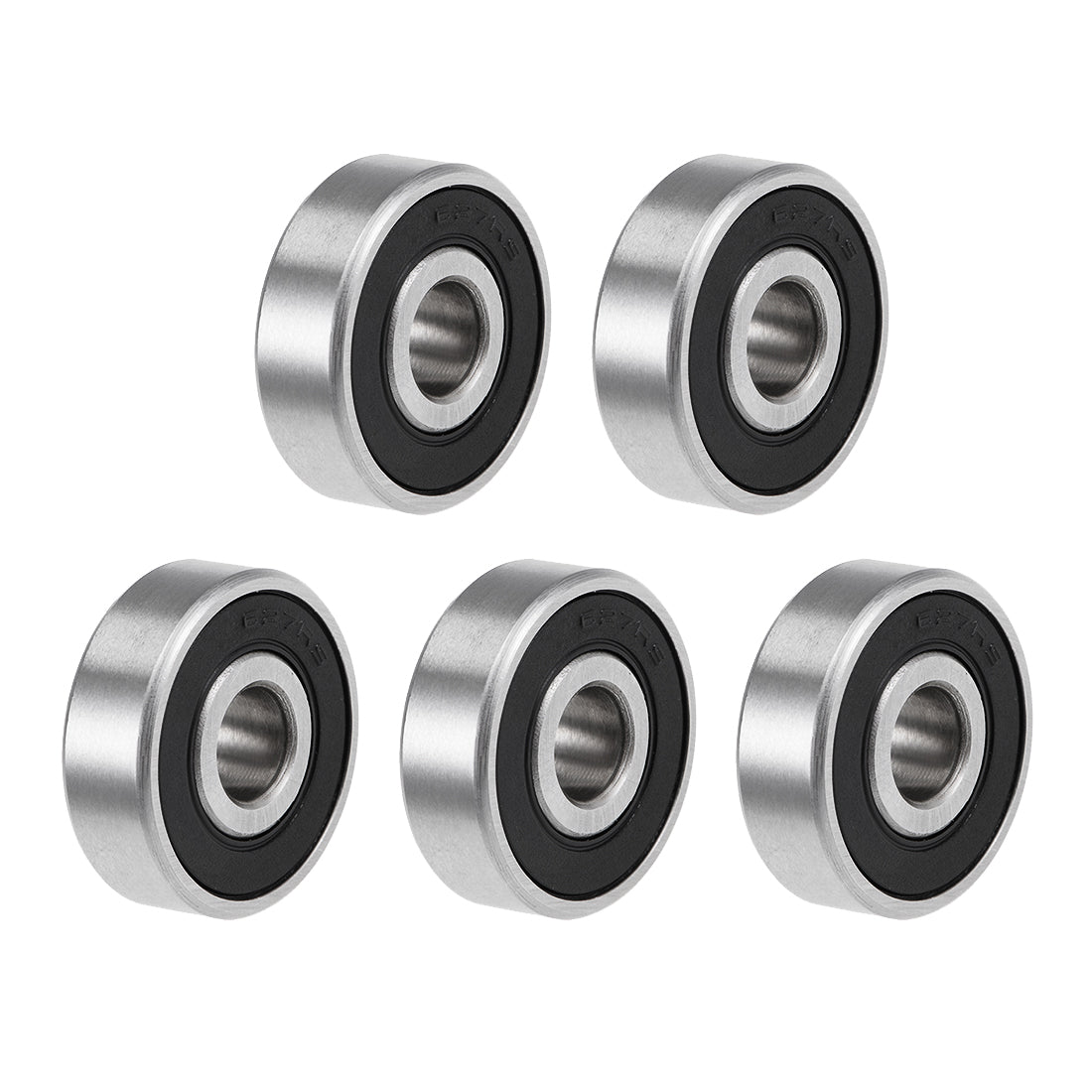 uxcell Uxcell Deep Groove Ball Bearings Metric Double Sealed High Carbon Steel Z2 Level