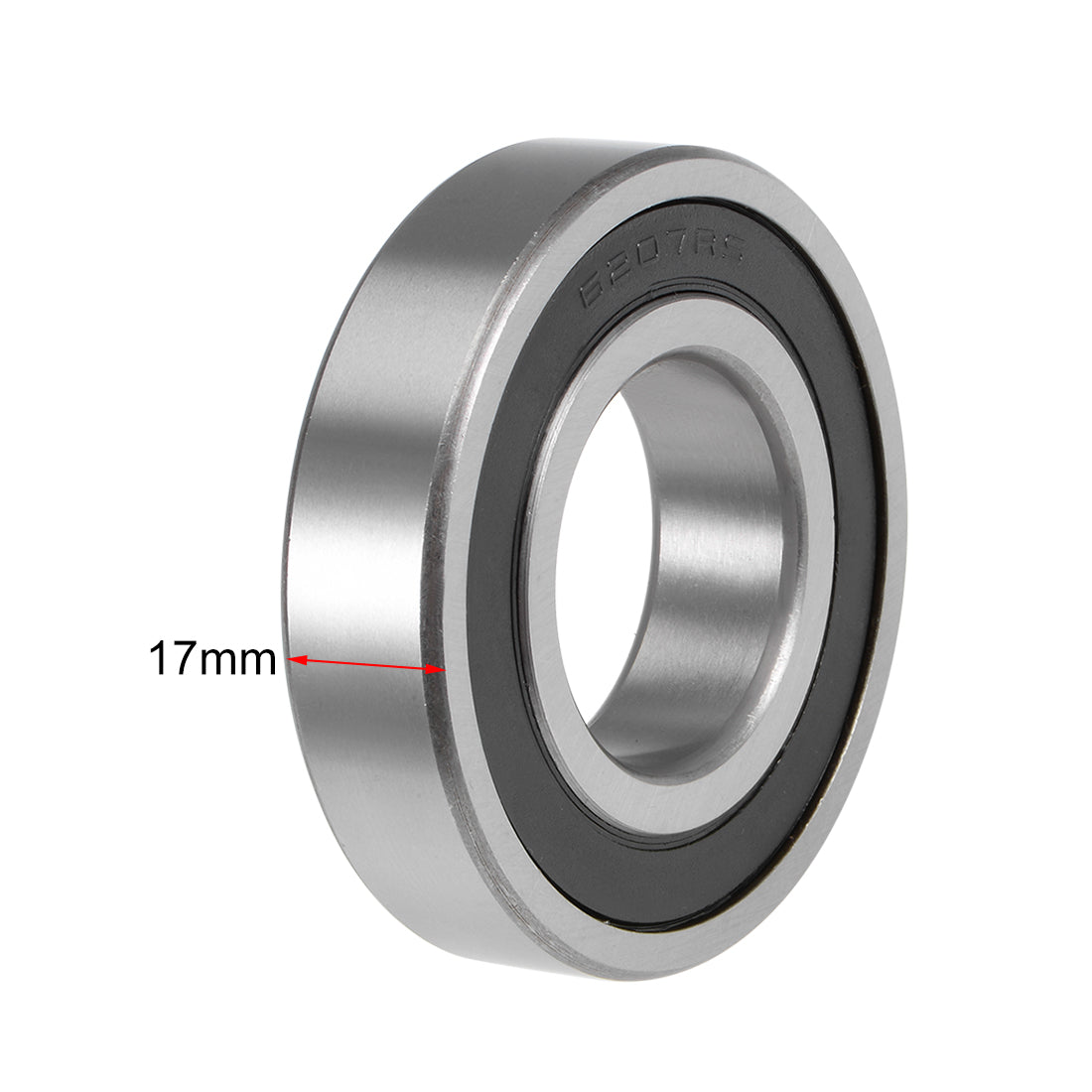 uxcell Uxcell Deep Groove Ball Bearing Metric Double Sealed High Carbon Steel Z2