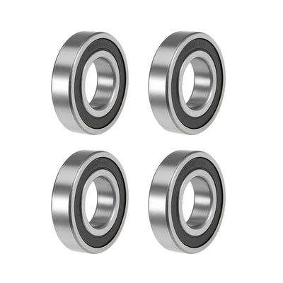 Harfington Uxcell Deep Groove Ball Bearing Metric Double Sealed High Carbon Steel Z2