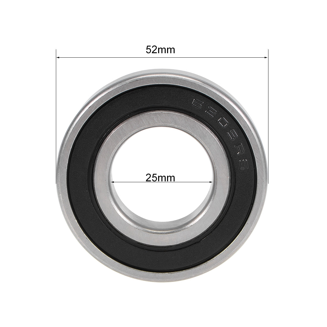 uxcell Uxcell Deep Groove Ball Bearings Metric Double Sealed High Carbon Steel Z2 Bearing