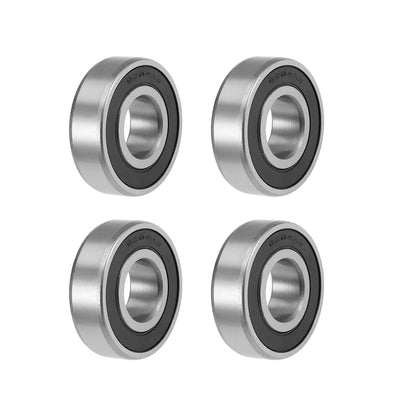 Harfington Uxcell Deep Groove Ball Bearing Metric Double Sealed High Carbon Steel Z2