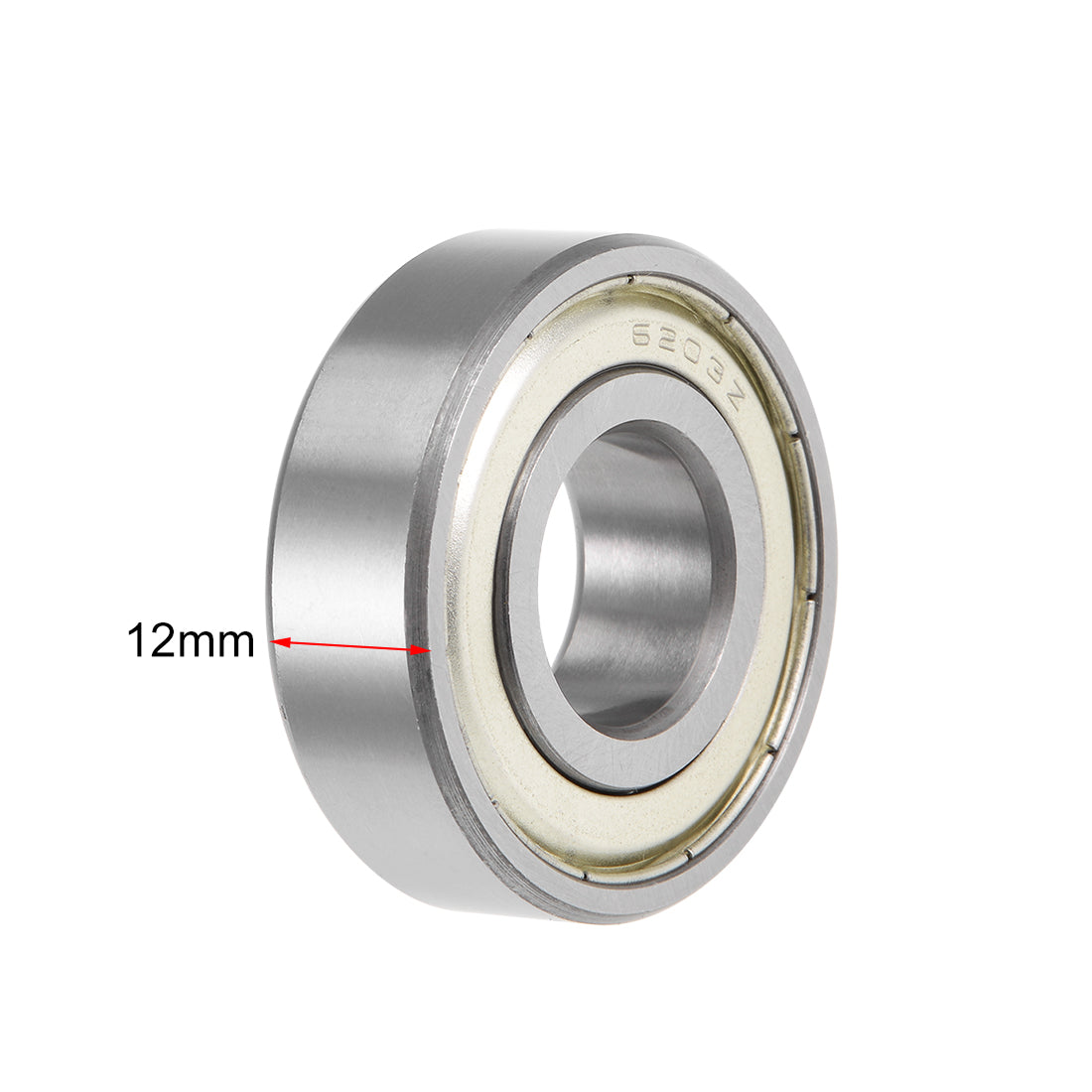 uxcell Uxcell Deep Groove Ball Bearings Metric Double Shielded High Carbon Steel Z2 Level