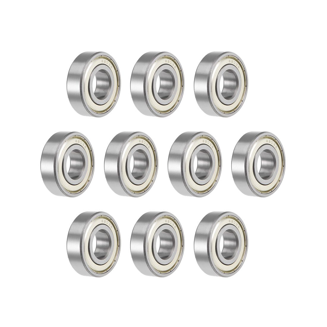 uxcell Uxcell Deep Groove Ball Bearings Metric Double Shielded High Carbon Steel Z2 Level