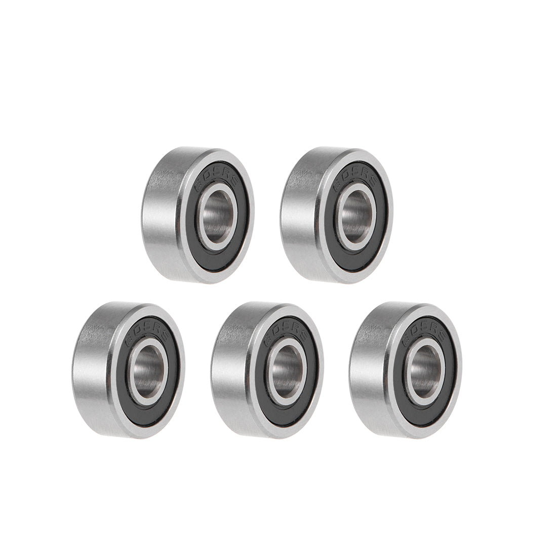 uxcell Uxcell Deep Groove Ball Bearings Metric Double Sealed High Carbon Steel Z2 Level