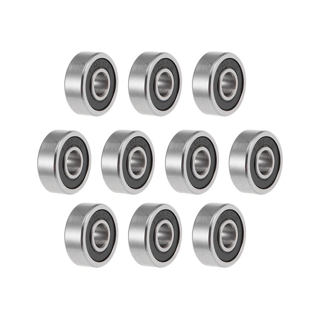 uxcell Uxcell Deep Groove Ball Bearings Metric Double Seal High Carbon Steel Z2