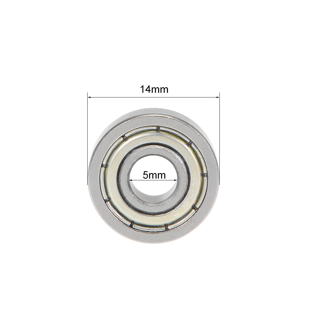 uxcell Uxcell Deep Groove Ball Bearings Metric Double Shielded High Carbon Steel Z2 Level