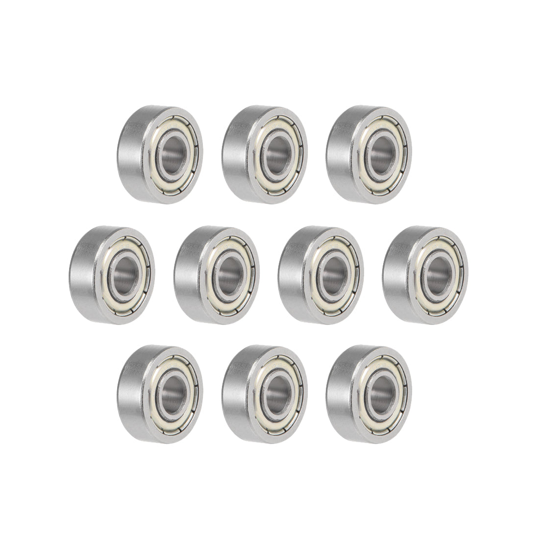 uxcell Uxcell Deep Groove Ball Bearings Metric Double Shielded High Carbon Steel Z2 Level