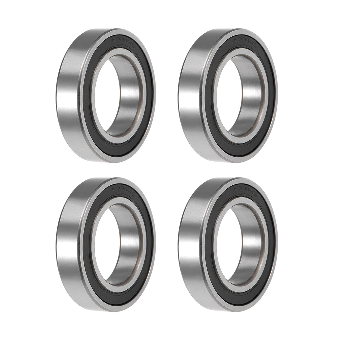 uxcell Uxcell Deep Groove Ball Bearing Metric Double Sealed High Carbon Steel Z2