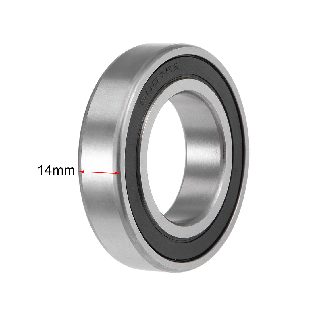 uxcell Uxcell Deep Groove Ball Bearing Metric Double Sealed High Carbon Steel Z2