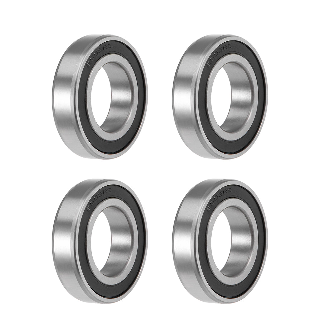 uxcell Uxcell Deep Groove Ball Bearing Metric Double Sealed High Carbon Steel Z2