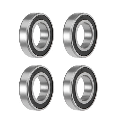 Harfington Uxcell Deep Groove Ball Bearing Metric Double Sealed High Carbon Steel Z2