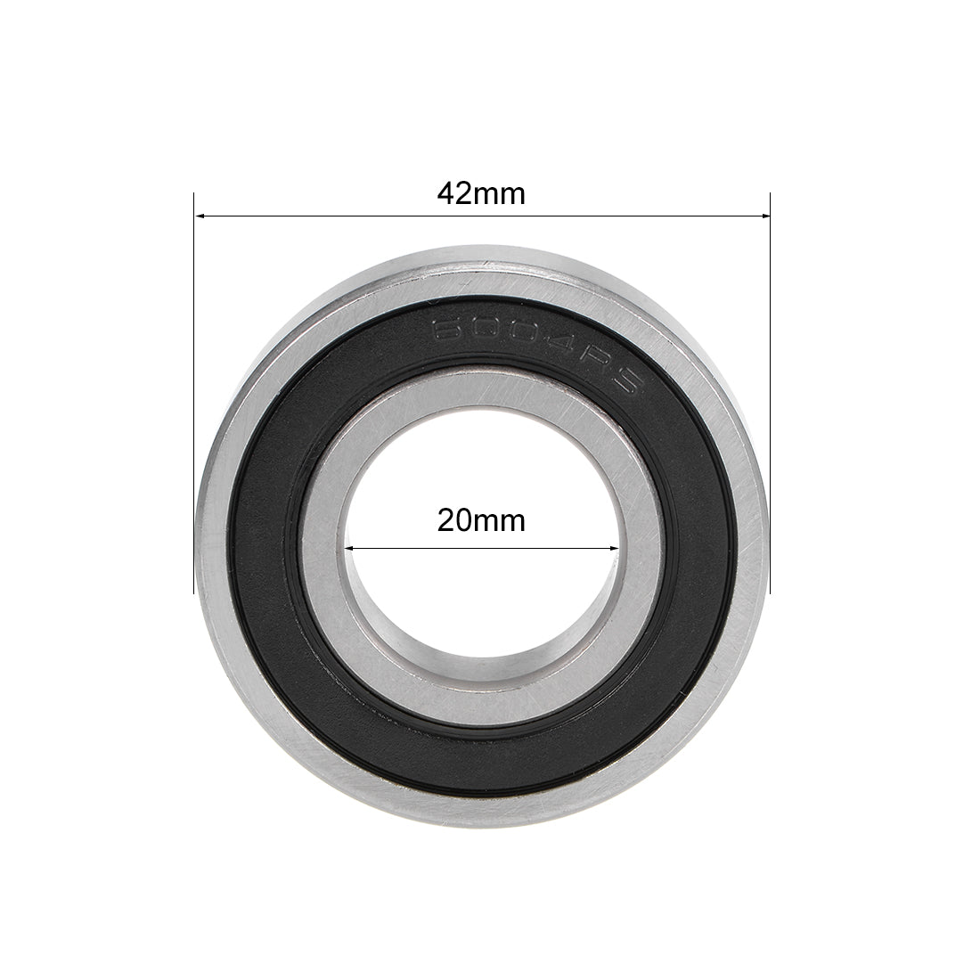 uxcell Uxcell Deep Groove Ball Bearings Metric Double Seal High Carbon Steel Z2