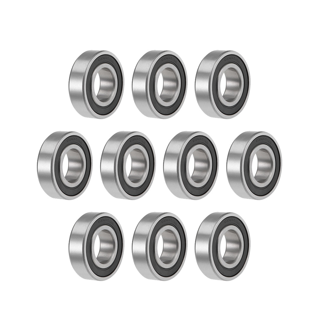 uxcell Uxcell Deep Groove Ball Bearings Metric Double Seal High Carbon Steel Z2