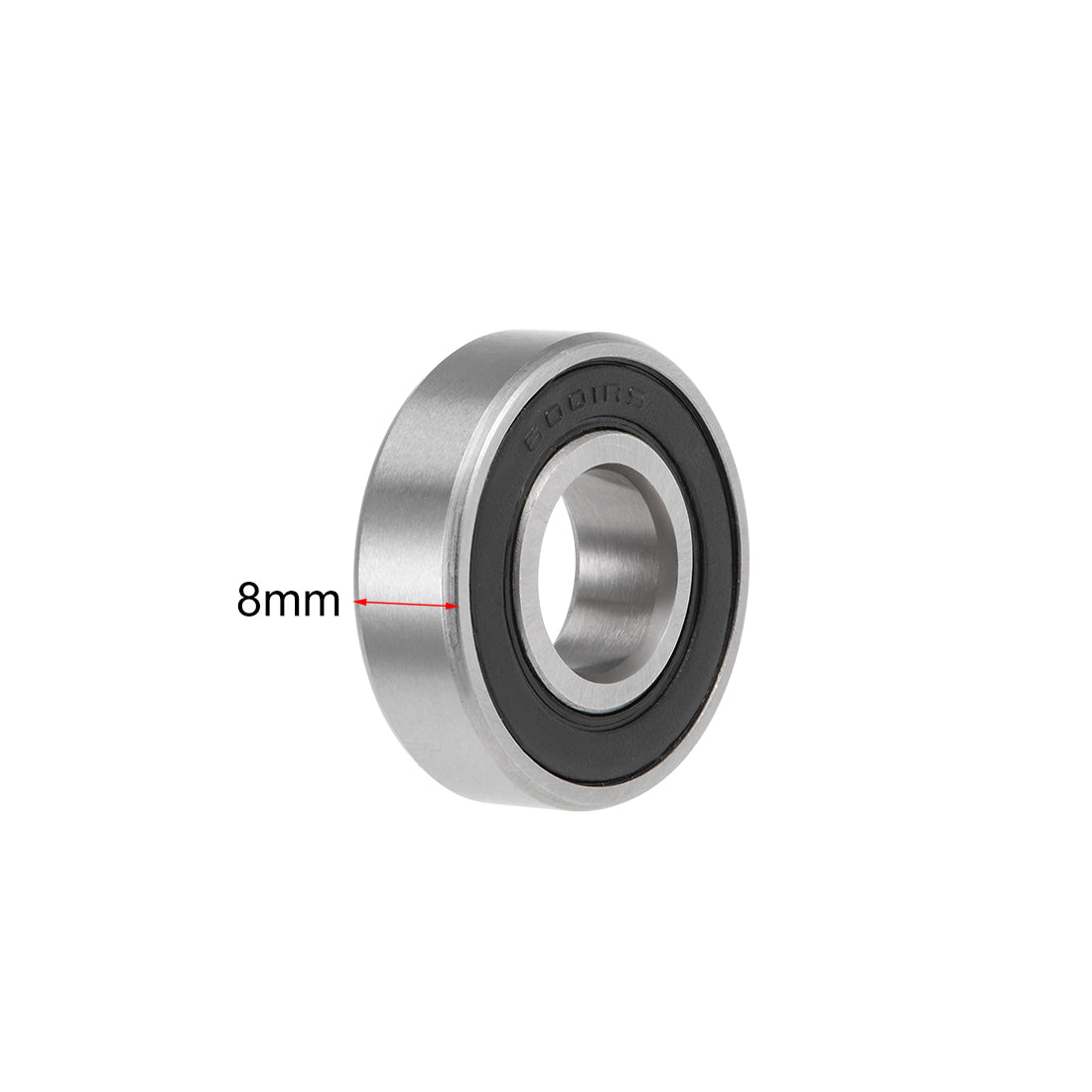 uxcell Uxcell Deep Groove Ball Bearing Metric Double Seal High Carbon Steel Z2