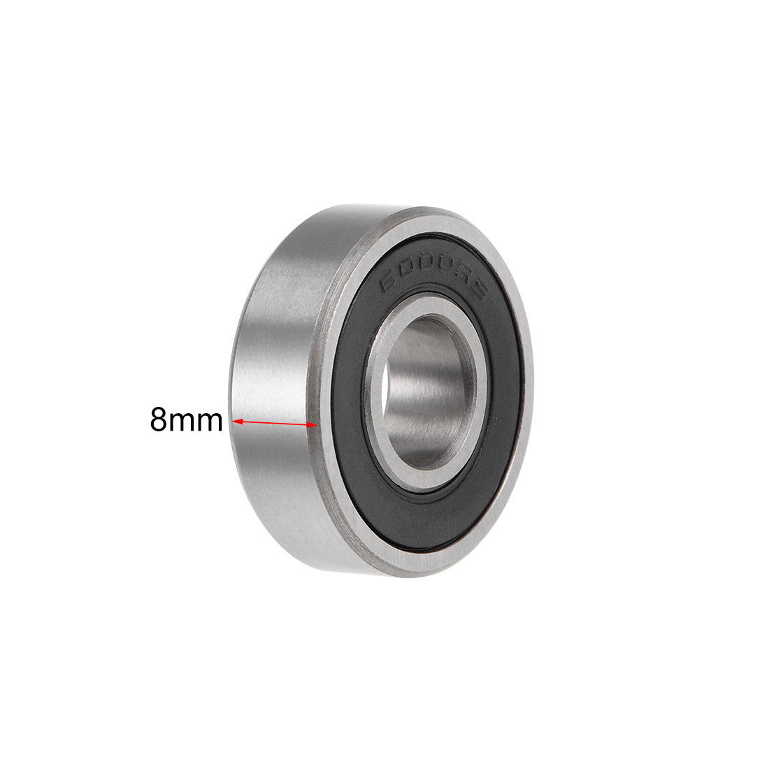 uxcell Uxcell Deep Groove Ball Bearing Metric Double Seal High Carbon Steel Z2