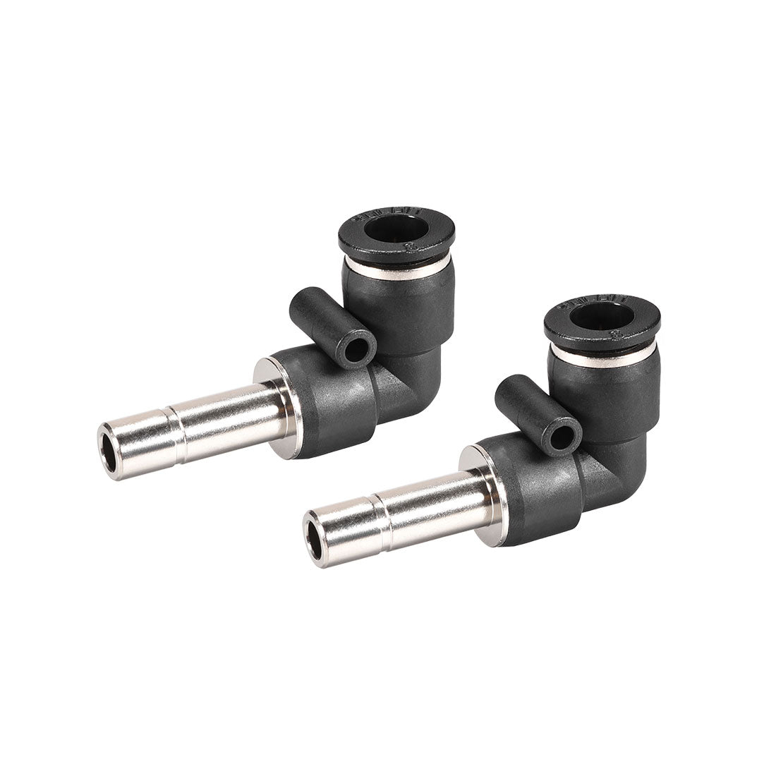 Harfington Push to Connect Tube Fitting Plug-In Elbow Pneumatic Air Push Fit Lock Fitting