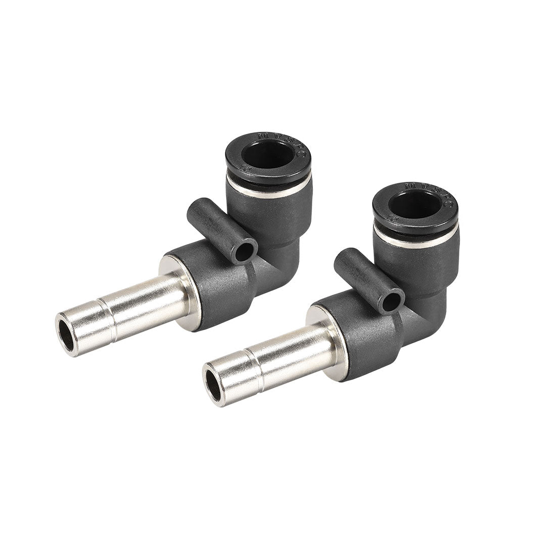 Harfington Push to Connect Tube Fitting Plug-In Elbow Pneumatic Air Push Fit Lock Fitting