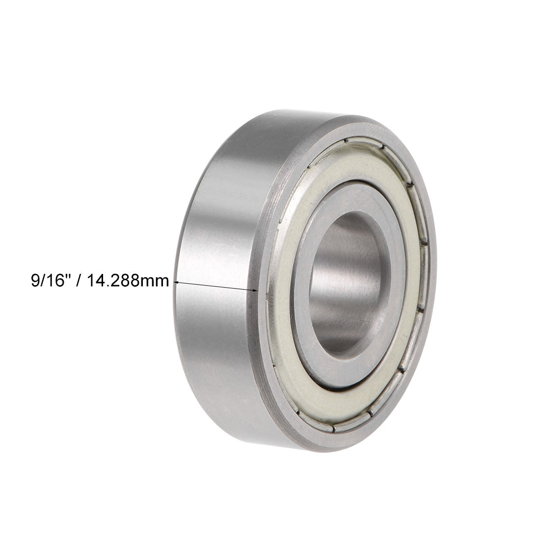 uxcell Uxcell Deep Groove Ball Bearings Z2 Double Shielded Chrome Steel Roller