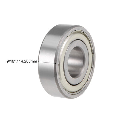 Harfington Uxcell Deep Groove Ball Bearings Z2 Double Shielded Chrome Steel Roller