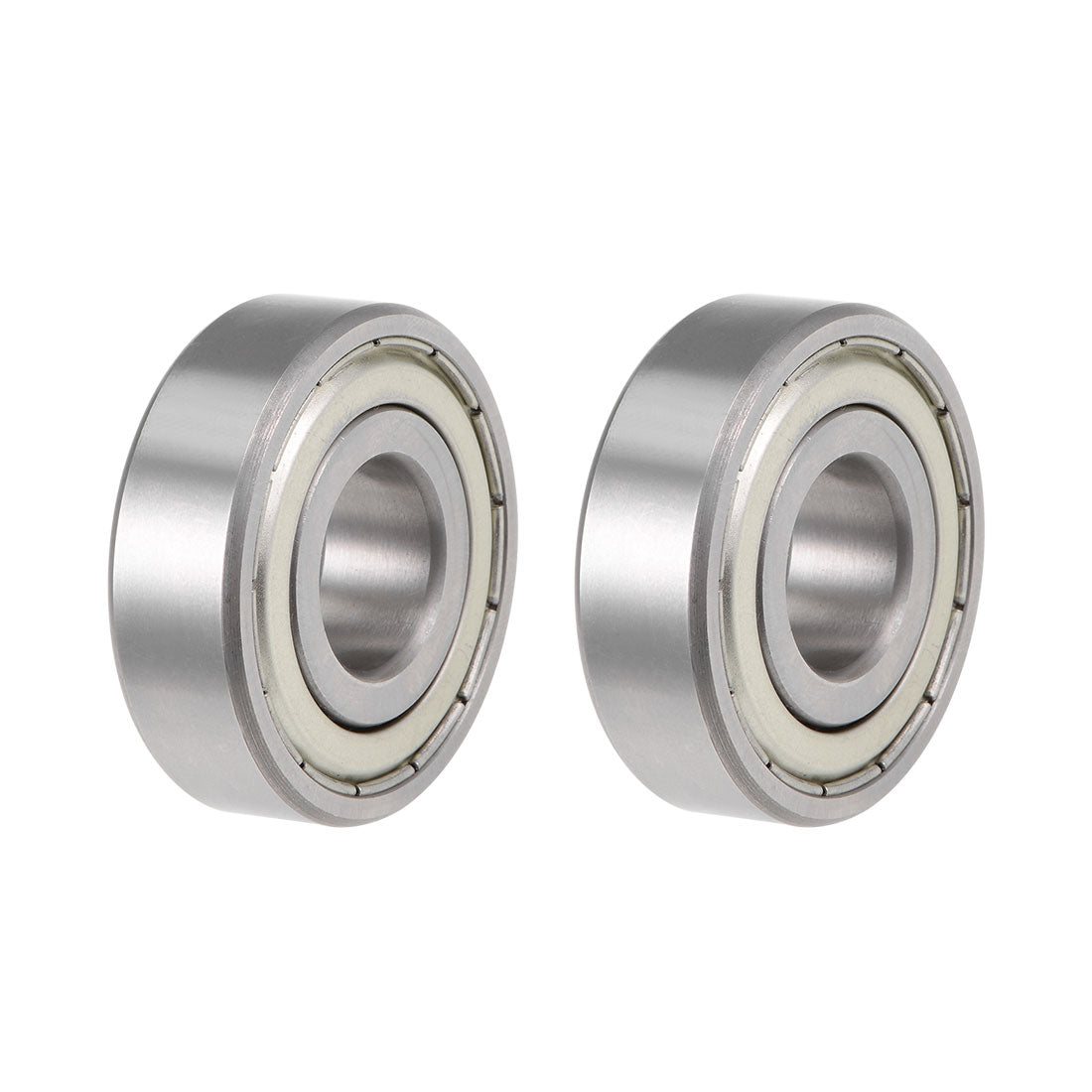 uxcell Uxcell Deep Groove Ball Bearings Z2 Double Shielded Chrome Steel Roller