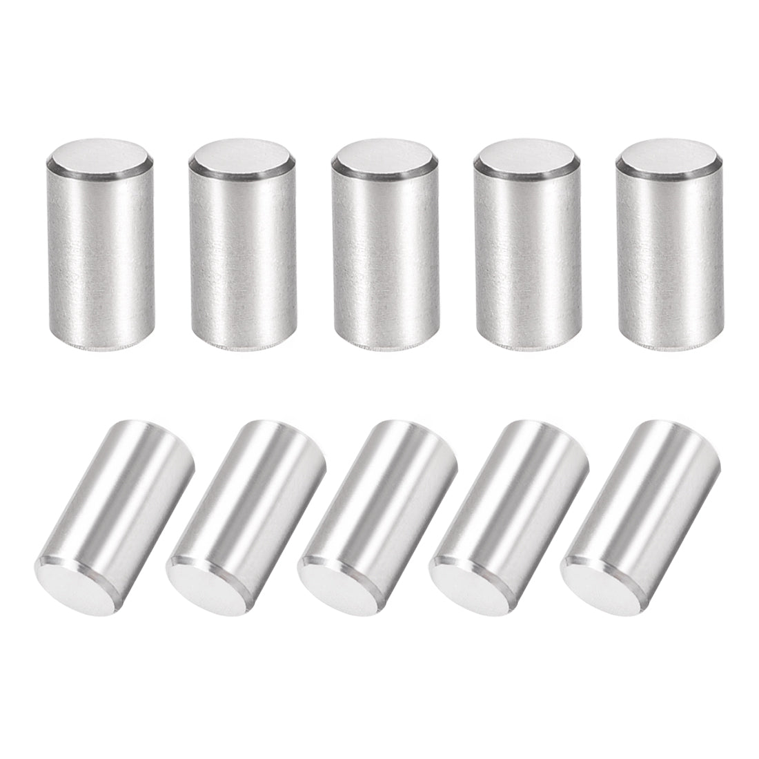 uxcell Uxcell 10Pcs Dowel Pin 304 Stainless Steel Cylindrical Shelf Support Pin