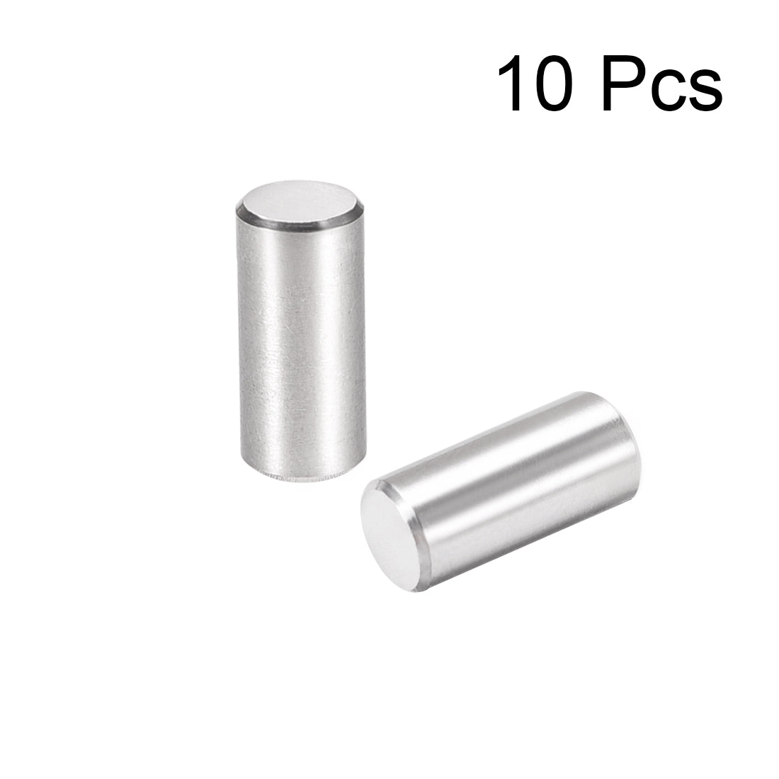 uxcell Uxcell 10Pcs Dowel Pin 304 Stainless Steel Cylindrical Shelf Support Pin