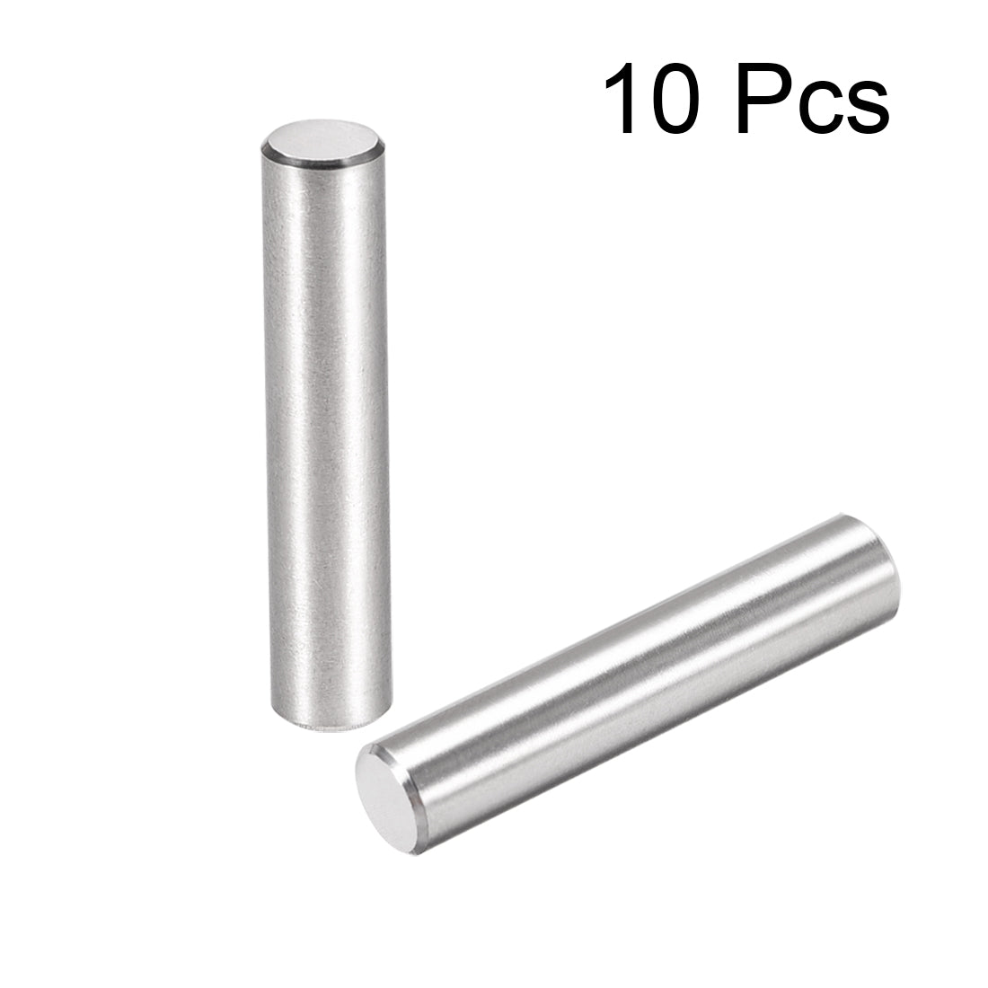 uxcell Uxcell 10Pcs Dowel Pin 304 Stainless Steel Cylindrical Shelf Support Pin