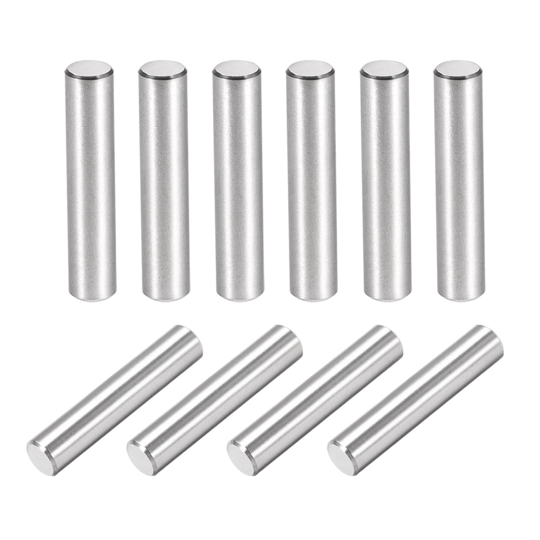 uxcell Uxcell 10Pcs Dowel Pin 304 Stainless Steel Cylindrical Shelf Support Pin