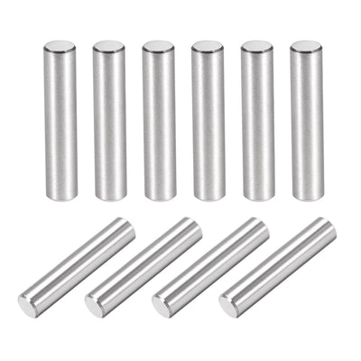 Harfington Uxcell 10Pcs Dowel Pin 304 Stainless Steel Cylindrical Shelf Support Pin