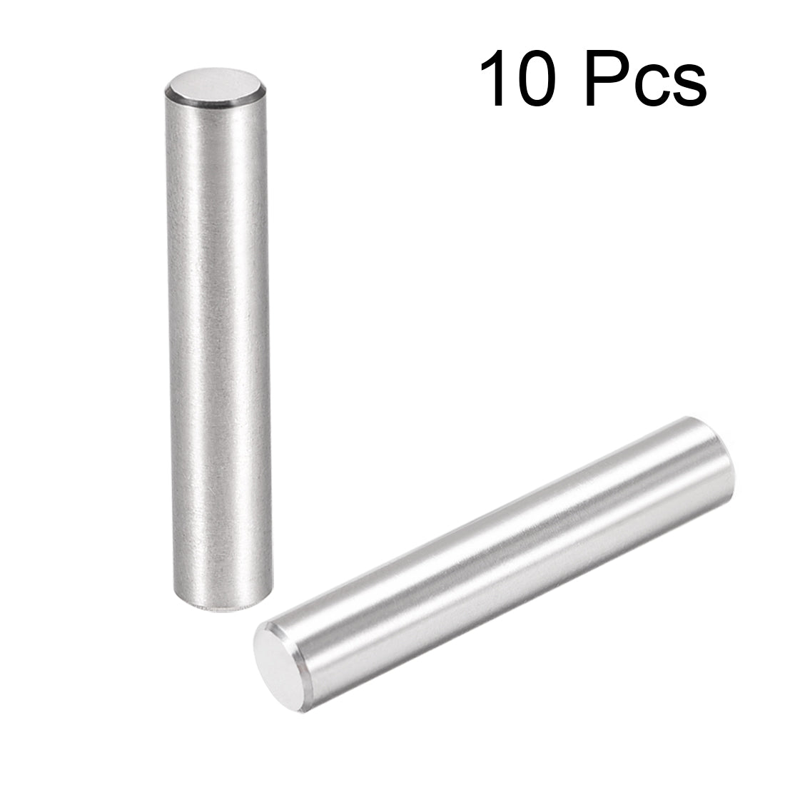 uxcell Uxcell 10Pcs Dowel Pin 304 Stainless Steel Cylindrical Shelf Support Pin