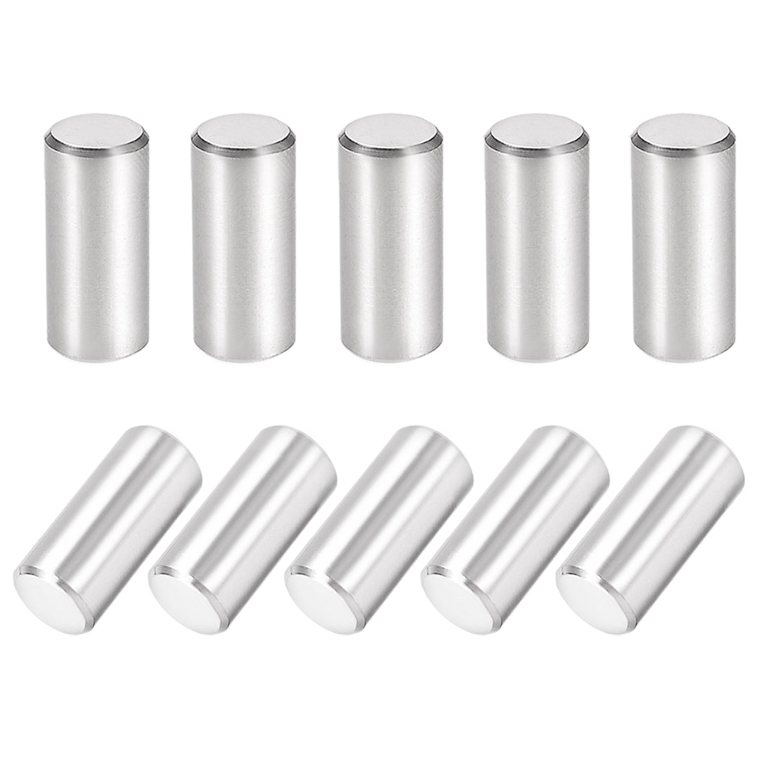 uxcell Uxcell 10Pcs Dowel Pin 304 Stainless Steel Cylindrical Shelf Support Pin