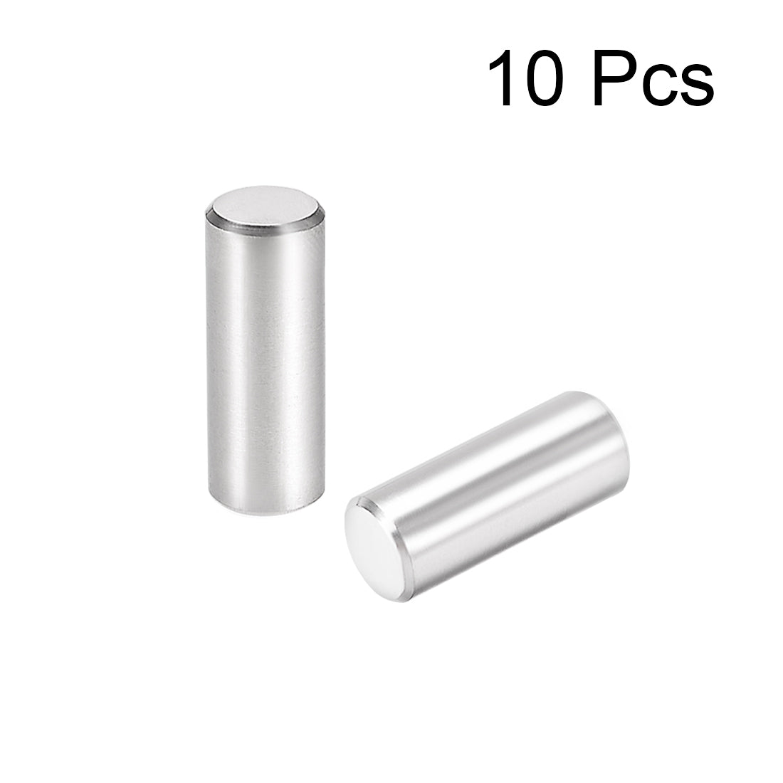 uxcell Uxcell 10Pcs Dowel Pin 304 Stainless Steel Cylindrical Shelf Support Pin