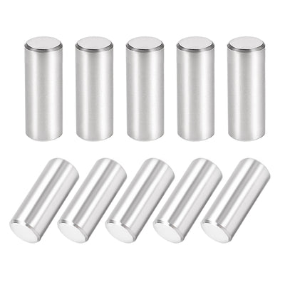 Harfington Uxcell 10Pcs Dowel Pin 304 Stainless Steel Cylindrical Shelf Support Pin