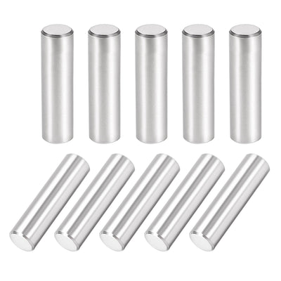 Harfington Uxcell 10Pcs Dowel Pin 304 Stainless Steel Cylindrical Shelf Support Pin