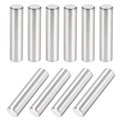 Harfington Uxcell 10Pcs Dowel Pin 304 Stainless Steel Cylindrical Shelf Support Pin