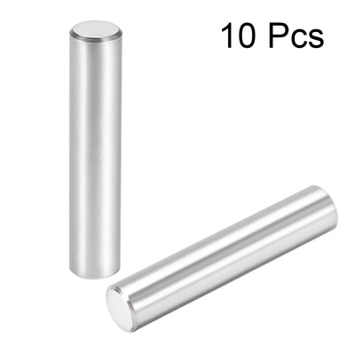 Harfington Uxcell 10Pcs Dowel Pin 304 Stainless Steel Cylindrical Shelf Support Pin