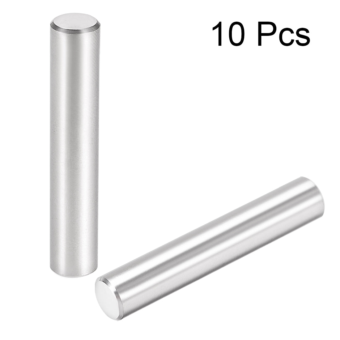 uxcell Uxcell 10Pcs Dowel Pin 304 Stainless Steel Cylindrical Shelf Support Pin